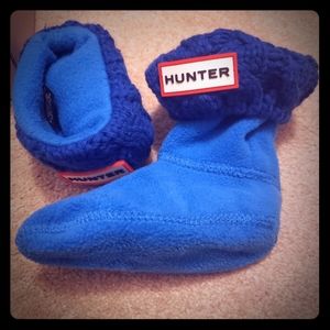 HUNTER KIDS BOOT SOCKS XS BLUE